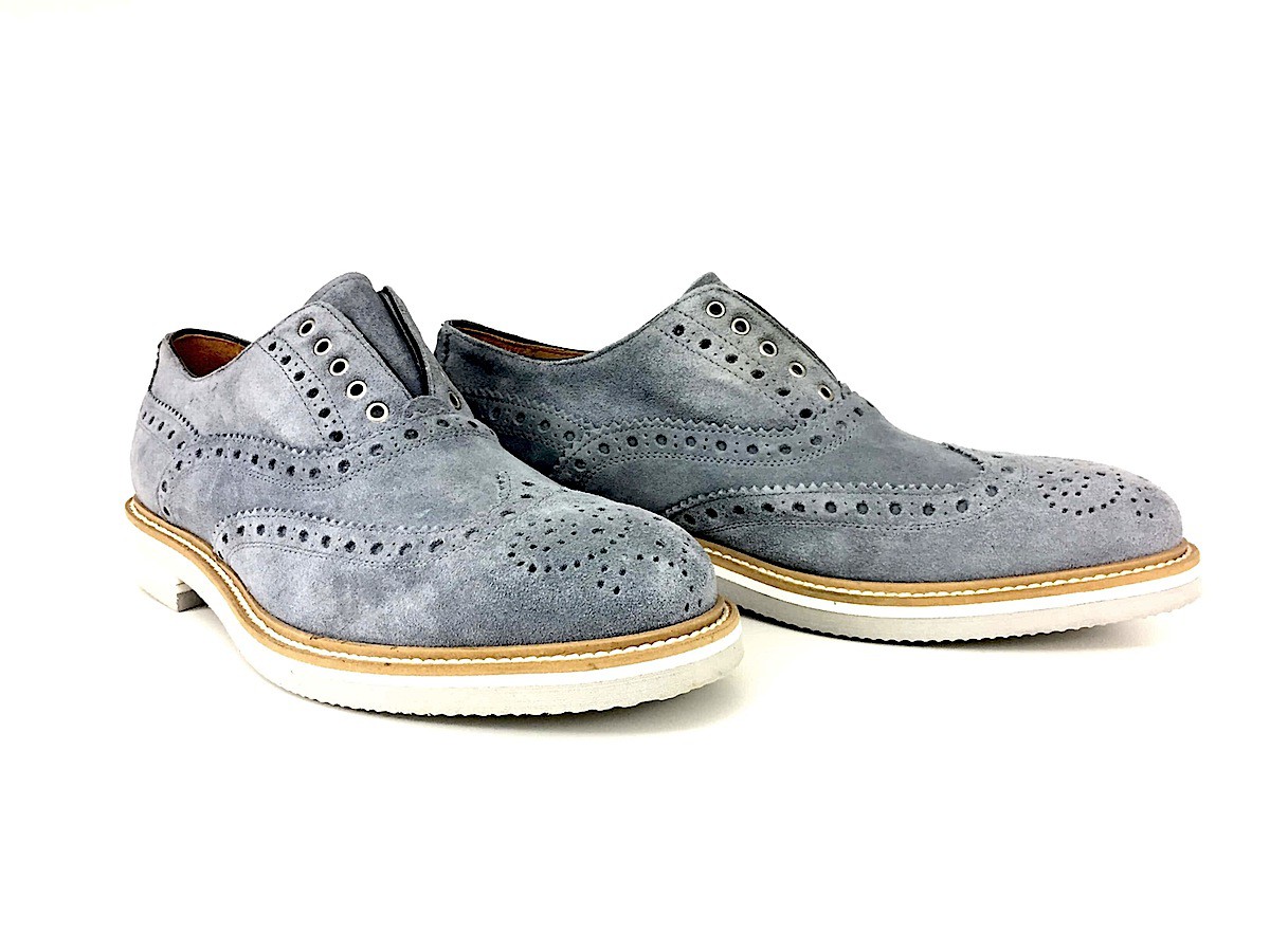 Scarpe inglesine senza lacci clearance