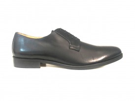 Derby in pelle nera