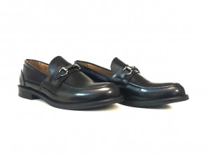 Mocassino uomo in pelle nero
