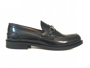 Mocassino uomo in pelle nero
