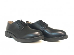 Derby in pelle nera