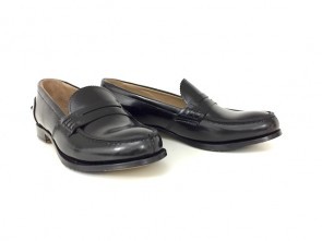 Mocassino donna in vitello abrasivato nero