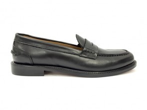 Mocassino donna in vitello nero