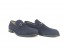 Mocassino uomo in camoscio blu