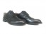 Derby full brogue in pelle abrasivata nera